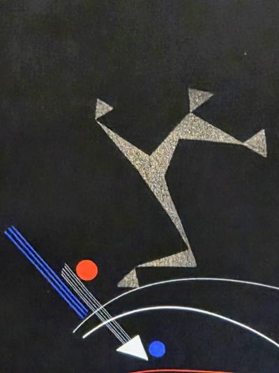 Rudolf Von Huhn Rudolf von Huhn Danse Geometrique No 2 1955 Gouache on Paper