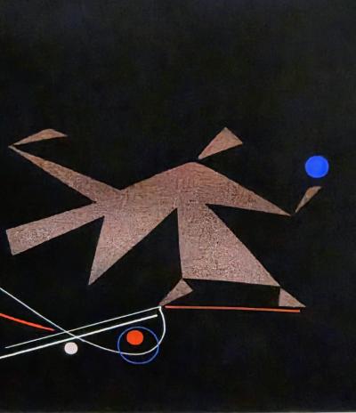 Rudolf Von Huhn Rudolf von Huhn Danse Geometrique No 2 1955 Gouache on Paper