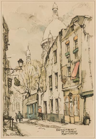 Rue Du Chevalier De La Barre Montmartre 