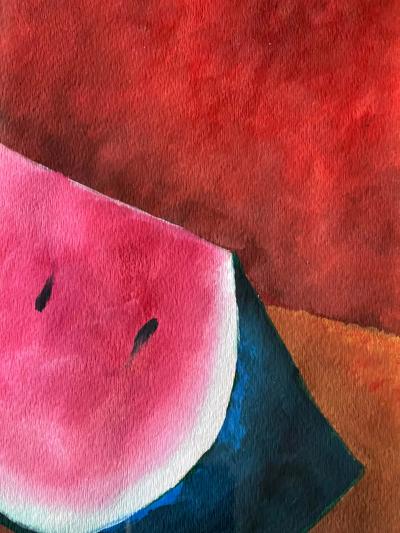 Rufino Tamayo Framed Mexican Watercolor on Paper Attributed to Rufino Tamayo
