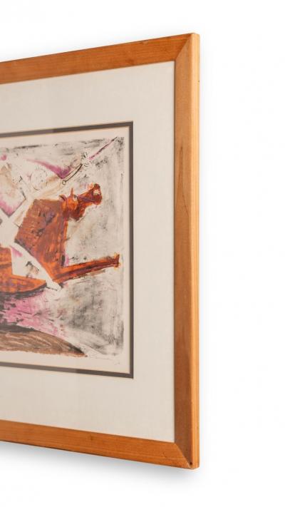 Rufino Tamayo Rufino Tamayo Lithograph The Red Horse of The Apocalypse Mexico 1959