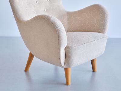 Runar Engblom Runar Engblom Armchair Designed for Hotel Vaakuna Helsinki Boman Finland 1951