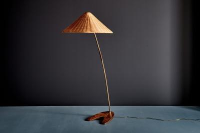 Rupert Nikoll Floor Lamp with conical Lampshade by Rupert Nikoll
