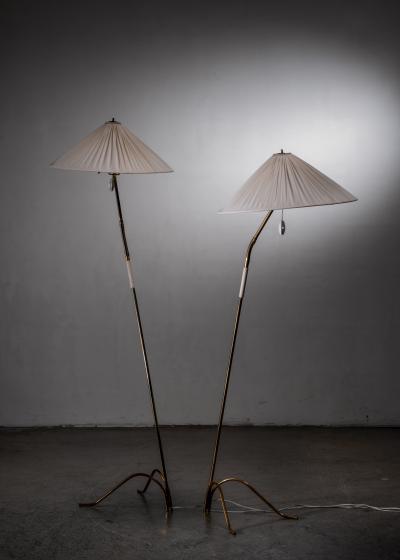 Rupert Nikoll Pair of Rupert Nikoll Sumatra floor lamps