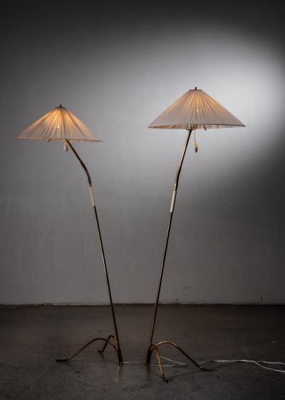 Rupert Nikoll Pair of Rupert Nikoll Sumatra floor lamps