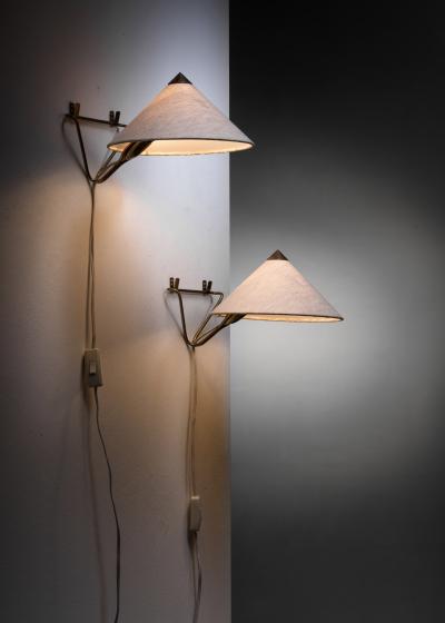 Rupert Nikoll Pair of Rupert Nikoll table or wall lamps