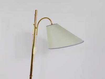 Rupert Nikoll Rupert Nikoll Adjustable Dornstab Mid Century Brass Floor Lamp Austria 1950s