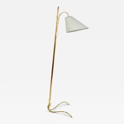 Rupert Nikoll Rupert Nikoll Adjustable Dornstab Mid Century Brass Floor Lamp Austria 1950s