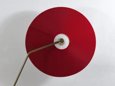 Rupert Nikoll Rupert Nikoll Articulating Counterweight Midcentury Floor Lamp Nickel Brass