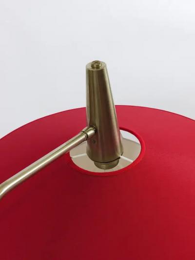 Rupert Nikoll Rupert Nikoll Articulating Counterweight Midcentury Floor Lamp Nickel Brass