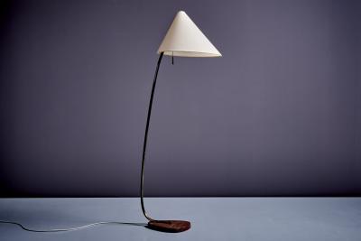 Rupert Nikoll Rupert Nikoll Floor Lamp with red Marble Base