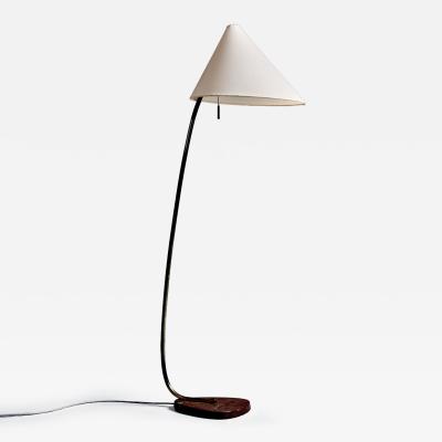 Rupert Nikoll Rupert Nikoll Floor Lamp with red Marble Base