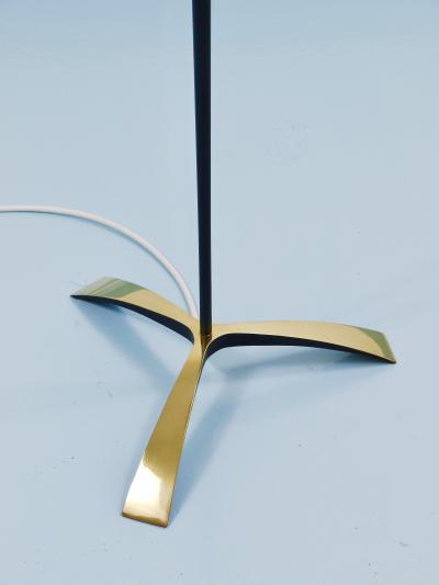 Rupert Nikoll Rupert Nikoll MidCentury Brass Floor Lamp Carl Aubock Hand Switch Austria 1950
