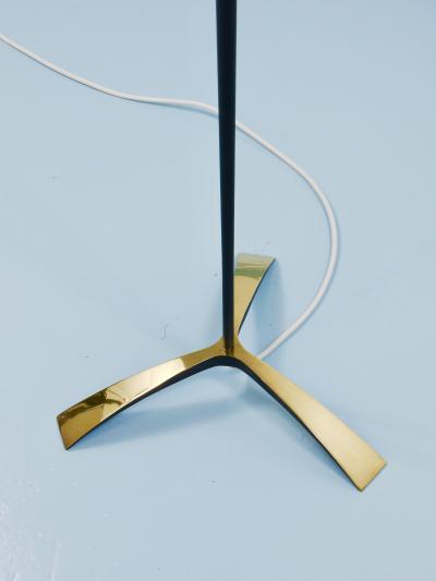 Rupert Nikoll Rupert Nikoll MidCentury Brass Floor Lamp Carl Aubock Hand Switch Austria 1950