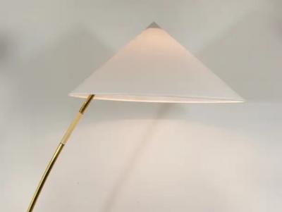 Rupert Nikoll Rupert Nikoll Sumatra Mid Century Brass Floor Lamp Vienna Austria 1950s
