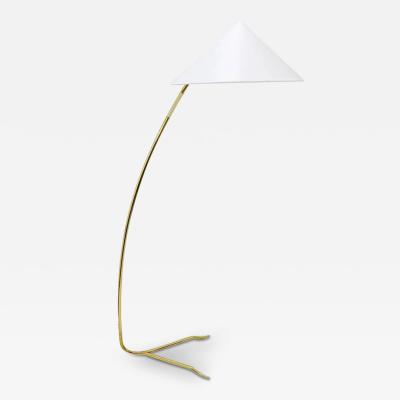 Rupert Nikoll Rupert Nikoll Sumatra Mid Century Brass Floor Lamp Vienna Austria 1950s