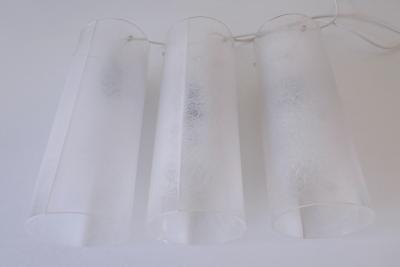 Rupert Nikoll Set of Three Mid Century Modern Pendant Lamps by Rupert Nikoll Austria 1970s