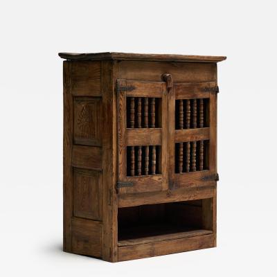 Rural Art Populaire Pantry Cabinet Spain 19th Century