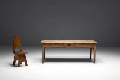 Rural Art Populaire Table France 19th Century