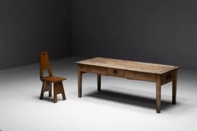 Rural Art Populaire Table France 19th Century