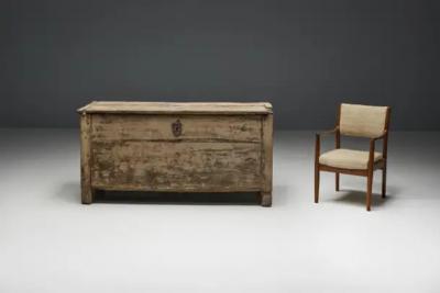Rural Primitive Chest France 19th Century