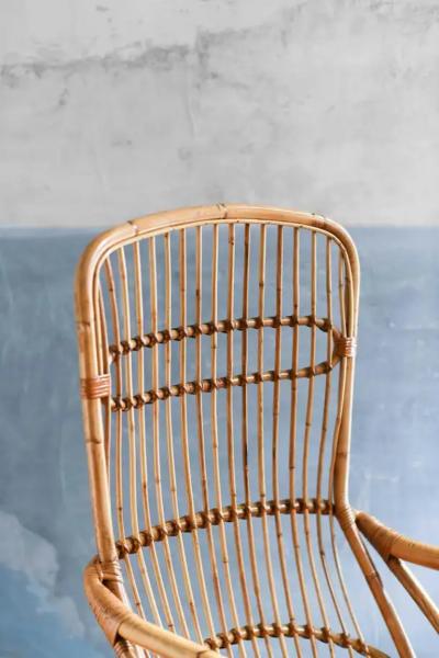 Rush armchair with high backrest Italy 1970