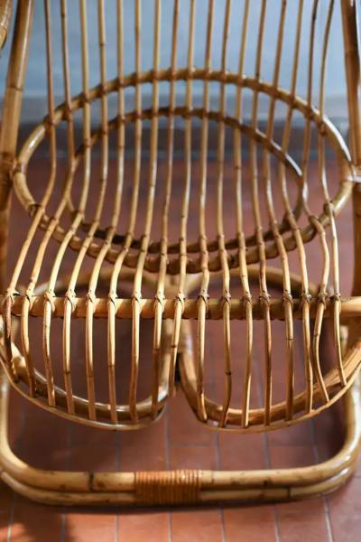 Rush armchair with high backrest Italy 1970