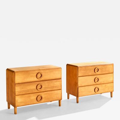 Russel Wright Russel Wright Chests of Drawers in Maple USA 1950s