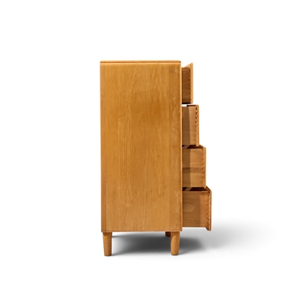 Russel Wright Russel Wright for Conant Ball Mid Century Maple Highboy Dresser