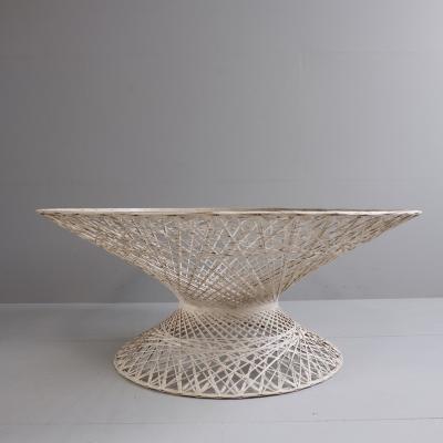 Russell Woodard 1950s Russell Woodard spun firebreglass coffee table America