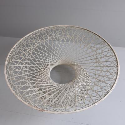 Russell Woodard 1950s Russell Woodard spun firebreglass coffee table America