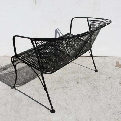 Russell Woodard Woodard Furniture Mid Century Woodard Style Patio Settee