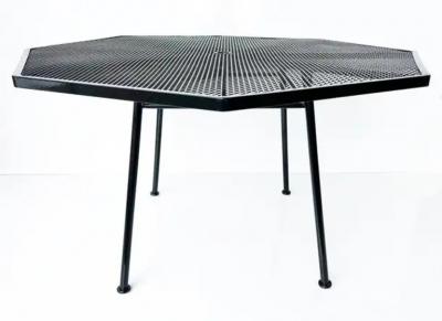 Russell Woodard Woodard Furniture Mid century Russell Woodard Octagonal Mesh Dining Table