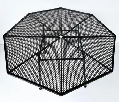 Russell Woodard Woodard Furniture Mid century Russell Woodard Octagonal Mesh Dining Table