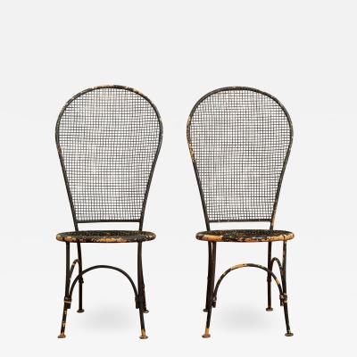 Russell Woodard Woodard Furniture Russell Woodard Tall Back Side Chairs