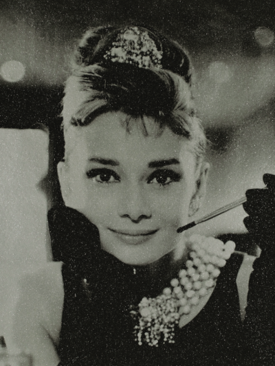 Russell Young Audrey Hepburn Tempest Silver 