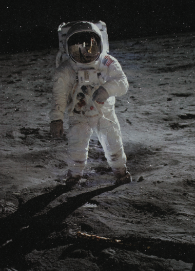 Russell Young Man on the Moon Four Color 