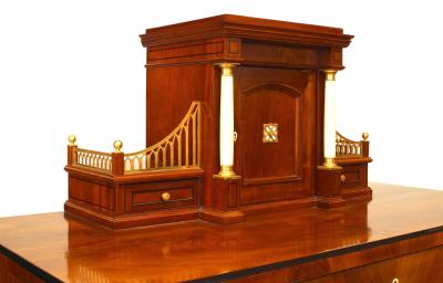 Russian 19th c Neoclassic Secretaire Commode