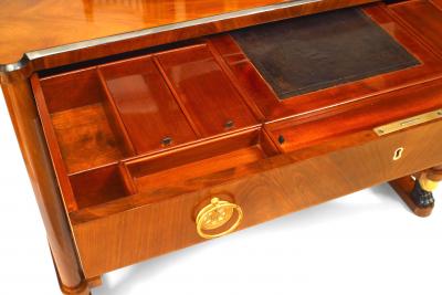 Russian 19th c Neoclassic Secretaire Commode