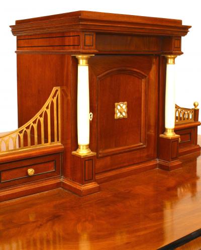 Russian 19th c Neoclassic Secretaire Commode