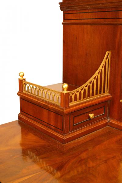 Russian 19th c Neoclassic Secretaire Commode