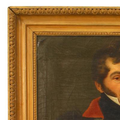 Russian Gentleman in a Black Coat Portrait