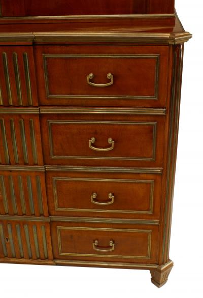 Russian Mahogany Secretary Bookcase
