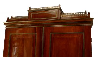 Russian Mahogany Secretary Bookcase