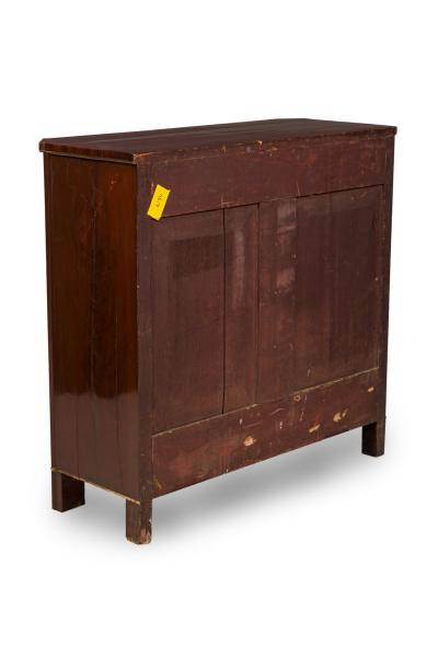 Russian Neo Classic Mahogany Inliad 2 Door Credenza