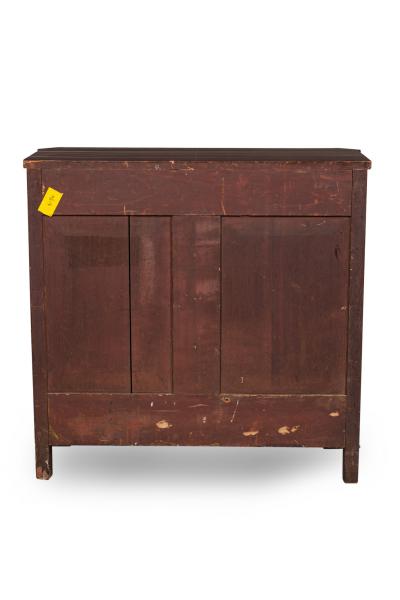 Russian Neo Classic Mahogany Inliad 2 Door Credenza