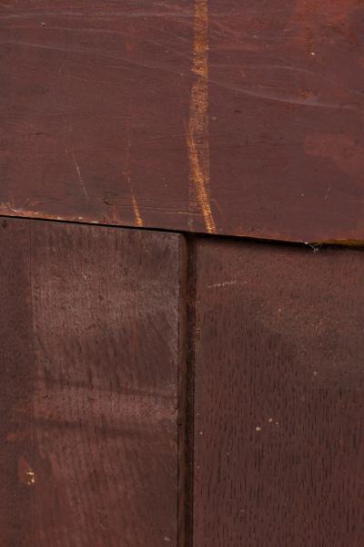 Russian Neo Classic Mahogany Inliad 2 Door Credenza
