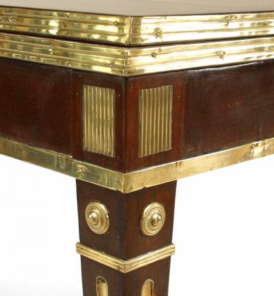 Russian Neoclassic Mahogany Game Table
