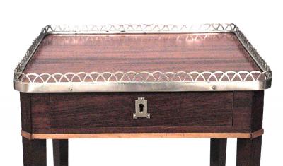 Russian Neoclassic Mahogany Side Table