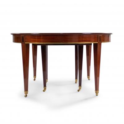 Russian Neoclassic Style Mahogany Dining Table